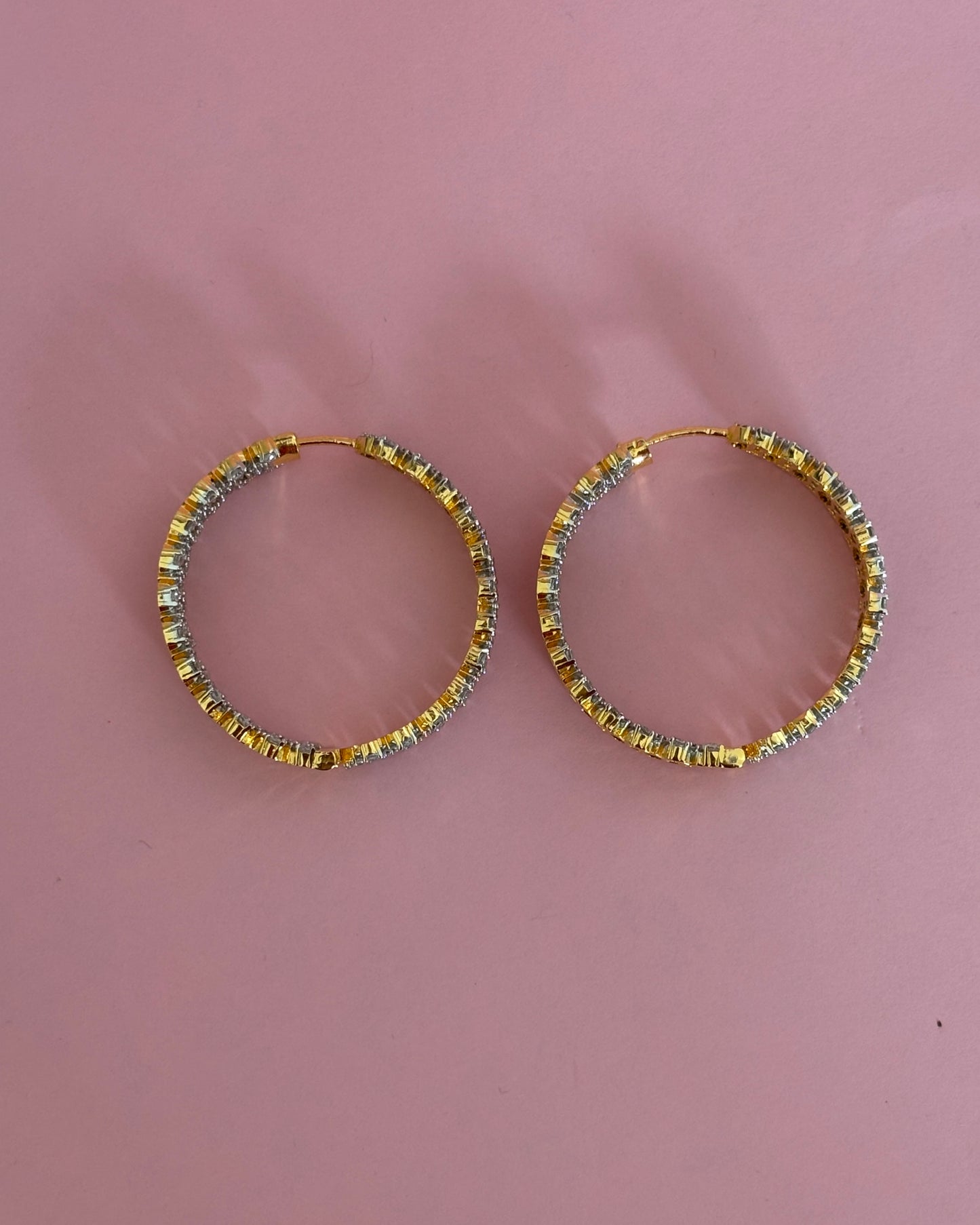 Gold Amara Zirconia Hoops