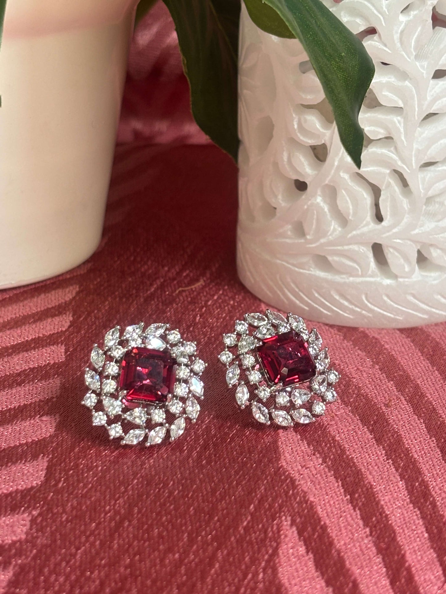 Ruby Classic Zirconia Studs