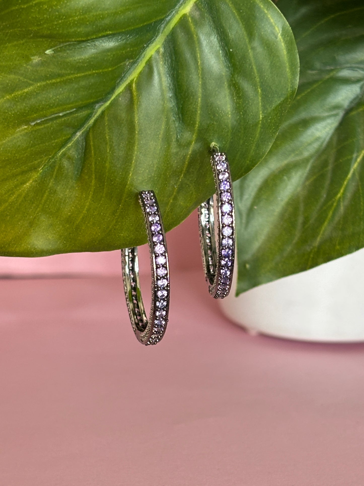 Multicolour Niva Zirconia Hoops