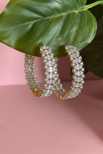 Gold Amara Zirconia Hoops