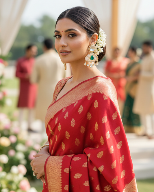 Emerald Reeva American Diamond Zirconia Drop Earrings